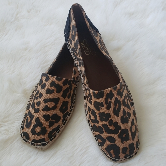 Brand New Franco Sarto Leopard Print Espadrilles - Picture 1 of 5